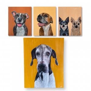 Cuadro decorativo de 1 mascota