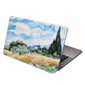 Wheat Field with Cypresses