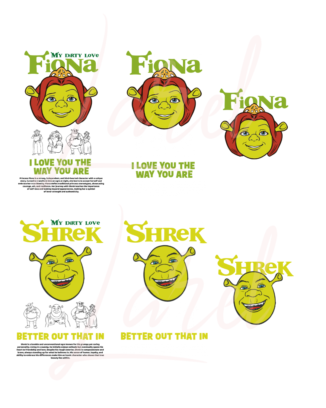 Plantilla Shrek